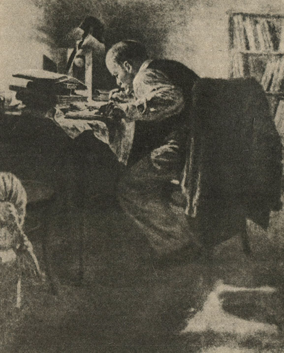 Кибрик Е. 'Ленин В.И. в подполье. Июль 1917 г.'