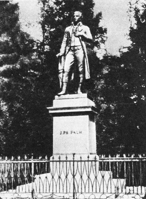 Памятник в Браунау Пальму И.Ф., книготорговцу, казненному по распоряжению Наполеона I