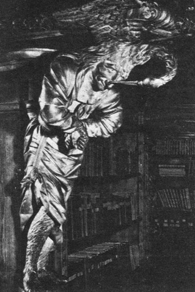 Штильп Карл. Скульптура 'Критик' из библиотеки XVIII в. Германия