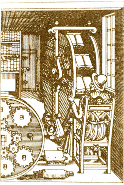 Машина для чтения книг Агостино Рамелли. 1588