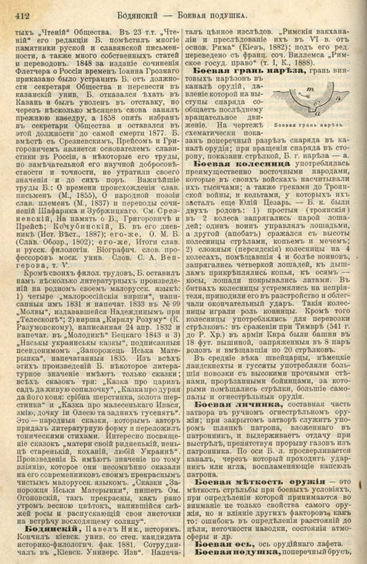 с. 412 'Большая Энциклопедiя. Том 3' 1902