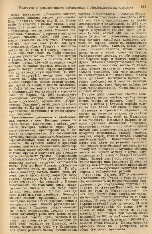 с. 437 'Большая Энциклопедiя. Том 3' 1902