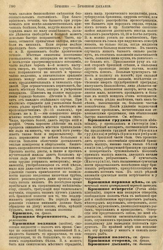 с. 780 'Большая Энциклопедiя. Том 3' 1902