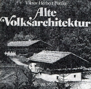В. Пёрлер. 'Старинная народная архитектура'. Кёльн, 1975. Суперобложка